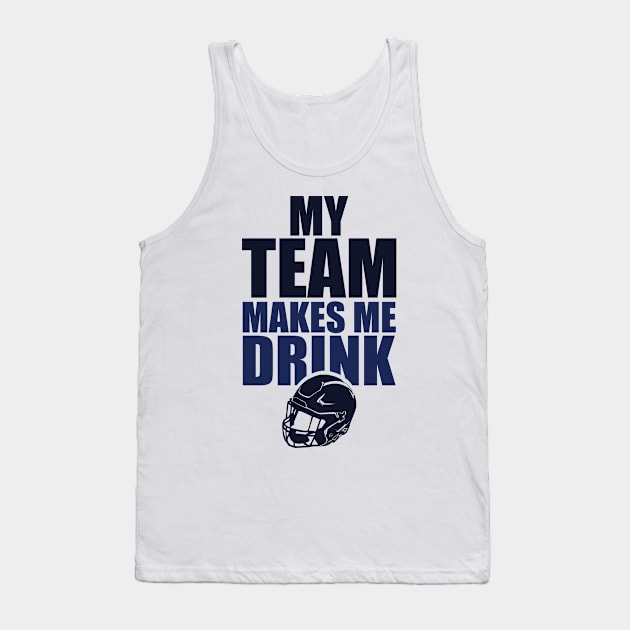 NFL Dallas Cowboys Drink Tank Top by SillyShirts